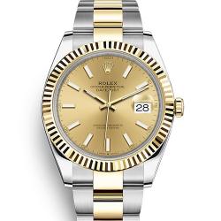 VS厂劳力士间金日志丹东3235机复刻版