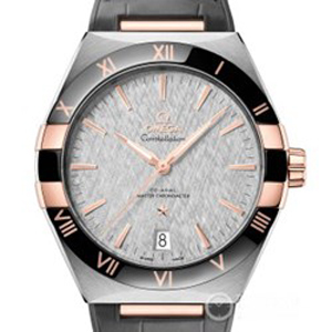 VS厂欧米茄间金黑圈缎纹面星座8900机131.23.41.21.06.001