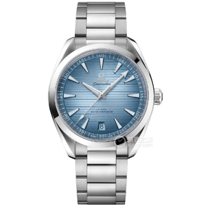 VS厂欧米茄冰蓝柚木面海马150米丹东8900机复刻表细节做工深度分析