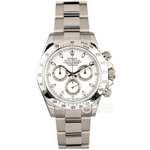 VS厂劳力士白钢迪通拿丹东4130机40m腕表